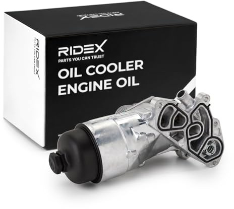 RIDEX 469O0116 Radiatore olio motore con scatola per filtro dell’olio con guarnizioni con guarnizione con filtro Compatibilità con PEUGEOT 206 2 volumi/Coda spiovente 2A/C