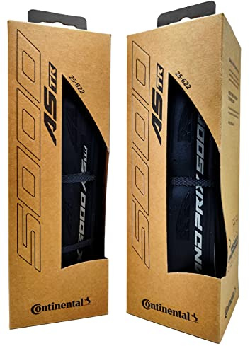 Continental Grand Prix 5000 All Season TR - Tubeless Road Bike Tire | Conquer Every Season - BlackChili, Vectran Breaker, LazerGrip, Active Comfort Technology, 2 Pack (Black) (700x25)