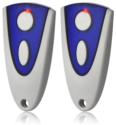 2 Stück Garagentoröffner, Garagentor Fernbedienung Kompatibel mit Novoferm Novotron Handsender 502 MAX43-2 Novotron 512 MIX43-2 433,92MHz
