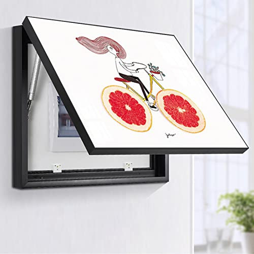 Verteilerkasten Dekorative Malerei, Dekoratives Bild, dekorative Flip-Thekenabdeckung, elektrische Theken mit dekorativer Abdeckung for Malen, Dekorieren, Verstecken von Thekengemälden, B, 60 x 50 cm