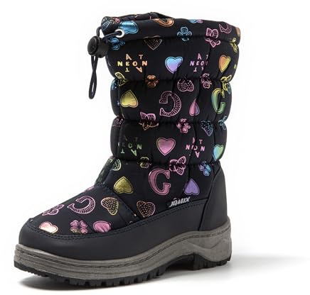 JOMIX Botas Nieve Niño Unisexo Botas Niña con Peluche Caliente Botas Niño Impermeables