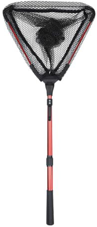 Fishing Landing Net Telescope Foldable Collapsible Extensible Fishing Net with Lightweight Portable Aluminum Alloy Frame Handle