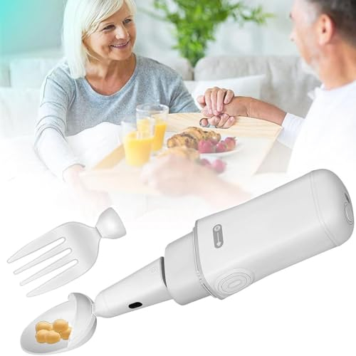 Cuillère Pour Tremblements De Main De Parkinson, Ustensiles Pour Tremblements, Ustensiles Adaptatifs Pour Tremblements Essentiels Et Maladie De Parkinson, Avec Kit Levage Intelligent Auto-Stabilisant
