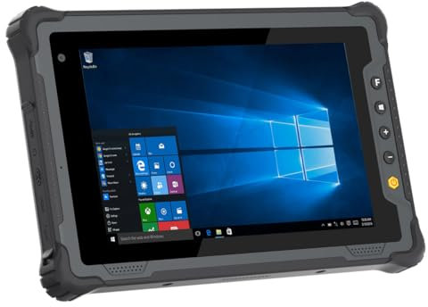 RUGLINE Tablet PC robusto Windows 11 Enterprise, nuova GEN CPU | 8 pollici 1200 * 1920 HD Screen | 8 GB di RAM + 128 GB ROM | Aggiornato Wi-Fi 6 4G LTE/WiFi/BT 5.2 Tecnologia | per Enterprise Mobile