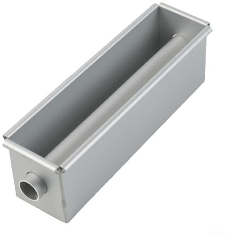 Teglie per pagnotta per cottura, scatole per pane in acciaio inox per la cottura di pane in acciaio inossidabile per pane pane teglia per pane e pagnotta (B)