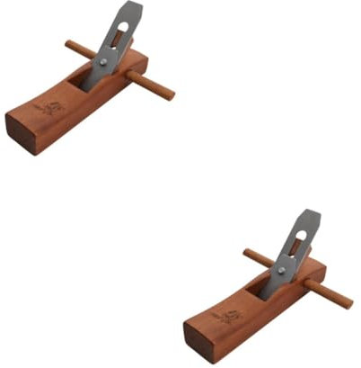 Uonlytech 2 Pièces rabot à bois avion rabot à main électrique travail du bois charpentier carpenter Rabot de menuisier desbloqueado Débourrage dispositif de menuiserie rabot maison raboteuse