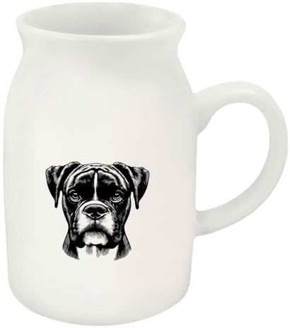 Azeeda 300ml 'Boxer Dog' Ceramic Milk Jug (MJ00017112)