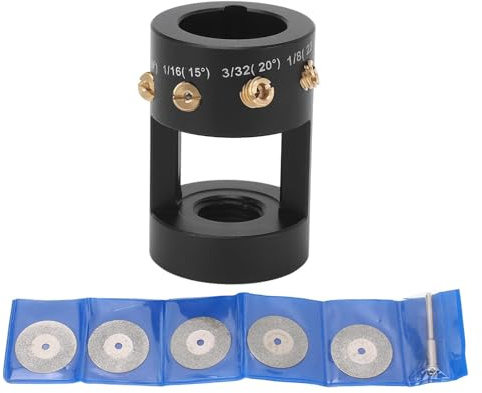 Tungsten Electrode Sharpener Grinder Multi Angle Welding Electrode Grinding Tool for Rotary Tools with 3/4‑12 Threads
