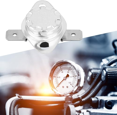CHICIRIS Termostatbrytare Slitstark Metall 5 St Set för Temperaturkontroll i Hushållsapparater, 15A för Mikrovågsugnar, Vattenautomater, Normalt Stängd Strömbrytare (#17)
