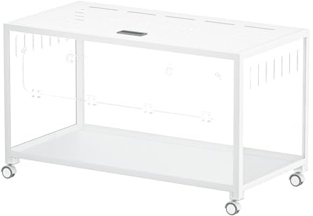 Hamsterbur 100 cm montera metalldjurbur för husdjur, transparent, stor hamsterbur för husdjur (svart 80 cm)