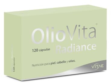 Vitae Oliovita Radiance 120 Cápsulas | Nutricosmética Antioxidante Avanzada | Espino Amarillo rico en Omega 7| Hidratación, Elasticidad y Luminosidad de la Piel | Fortalece Cabello y Uñas | Vegano