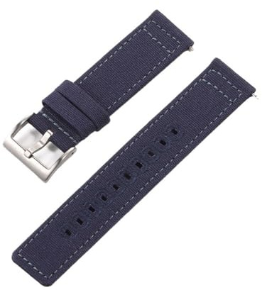 yangfangmei Herrarmband I Nylon For Seiko Armband Quick Release Universal Canvas Smart Watch(Blue,18mm)