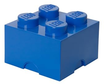 Lego 4003 Storage Brick 4 Medium Blue
