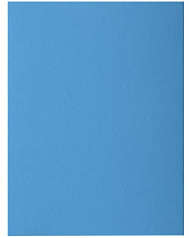 Exacompta 807019E 30er Pack Aktendeckel Rock's. Aus extra starkem Karton für DIN A4 80 g/m² blau Hefter ideal für das Büro und Schule und die mobile Organisation