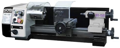 SOGI M1-150 Tornio per metalli da banco 150 x 200 avanzamento automatico longitudinale