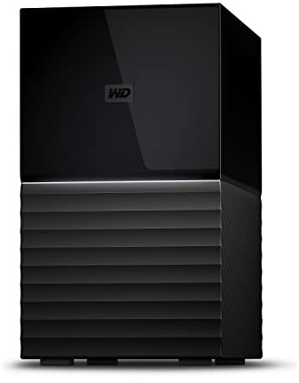 WD 28TB External Hard Drive My Book Duo Desktop RAID, USB 3.1, with Password Protection and Auto Backup Software - WDBFBE0280JBK-NESN