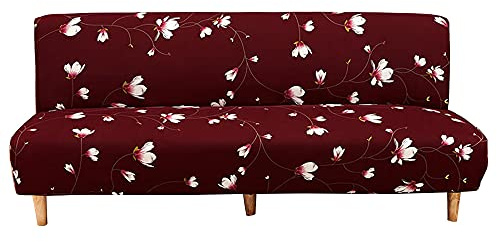 Sofabezug ohne armlehnen Stretch Armlose sofaüberwurf Sofahusse Ohne Armlehne 2 sitzer Sofa Abdeckung Schlafsofa bezug