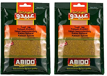Lot 2x Épices kebsa - Abido - sachet 50g