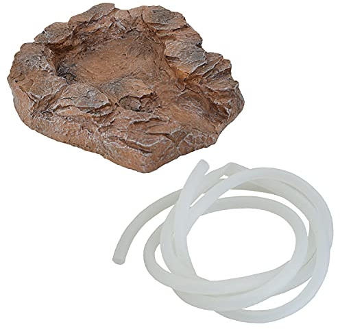 BACHLAUF QUELLBACH, Wasserkaskade Quell-Kaskade Wasserfall Bachlaufschale Wasserspiel - Quellschale in Natursteinoptik für Garten, Gartenteich, Teich (Hauptmodul - Sandstein)