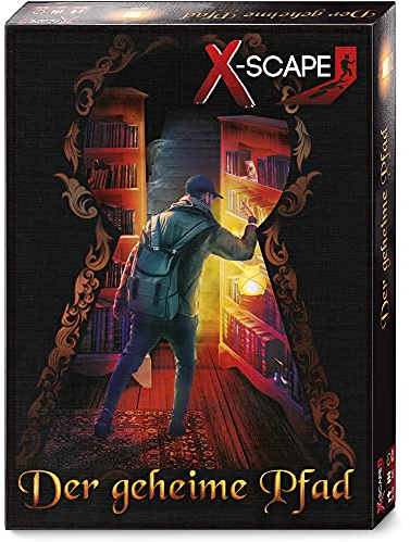X-SCAPE Der geheime Pfad – EIN Escape Room Spiel mit mysteriösen Herausforderungen – Level Fortgeschrittene für 1-5 Spieler ab 12 Jahren – Ideal für Escape Game Fans und Rätselfreunde