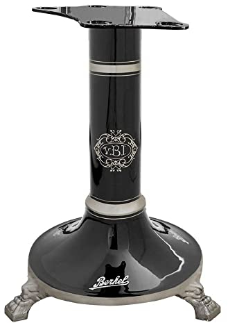 Berkel B2 Standfuß in Schwarz – Die perfekte Ergänzung zu Ihrer Berkel Volano B2 Schwungradmaschine + Exklusives Faßholzbrett Unikat