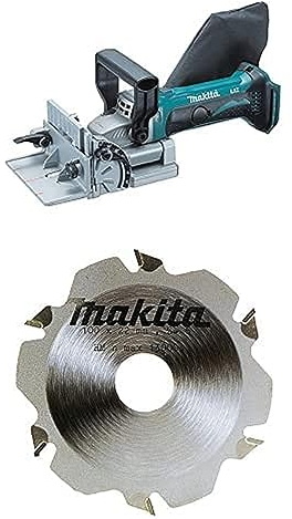 Makita DPJ180Z Akku-Nutfräse 18V (ohne Akku, ohne Ladegerät) + Nutfräser 100mm