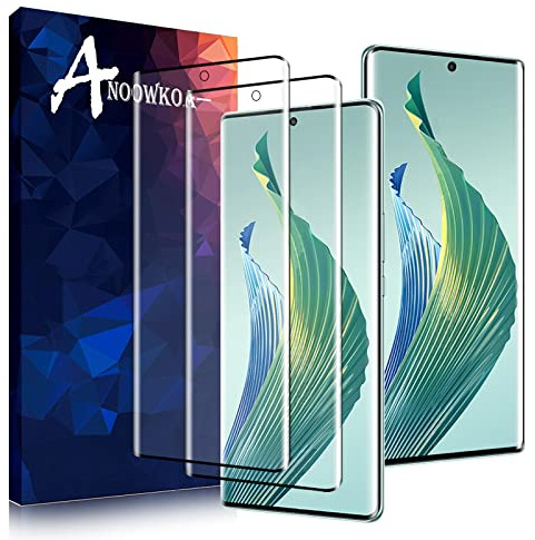 Anoowkoa Protector de Pantalla para Honor Magic 5 Lite,Cristal Templado Pantalla Entera Antihuellas elícula protectora de vidrio templado Honor Magic 5 Lite,2 PCS