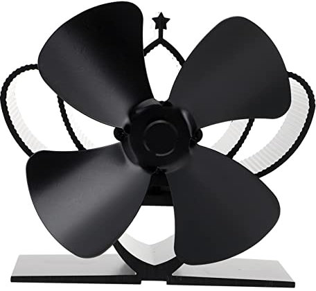 Warmhm Fireplace Grate Fan Small Stove Fans for Log Burners -efficient Design