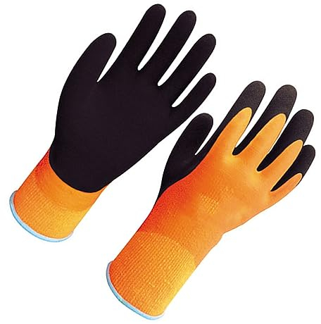HEMOTON 1 Paar Gartenarbeit Arbeits schutz handschuhe Hutformeinsatz Anti-Kälte warme Handschuhe Wasserdichte Handschuhe für Herren Handschuhe für Männer kältebeständige Arbeitshandschuhe