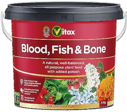 5kg Growmore Fish Blood & Bone Fertiliser – Slow Release Organic Plant Food for Comprehensive Garden Use