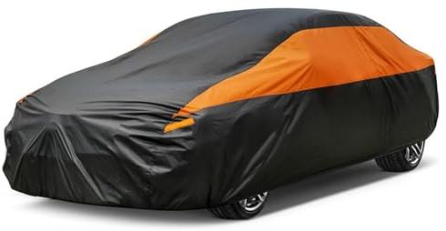 AMENAS Autoabdeckung Wasserdicht und atmungsaktiv, für VW touran III 2015-2024 Vollgarage Autoplane zum Schutz vor Regen, Schnee, Sonne und Staub,B