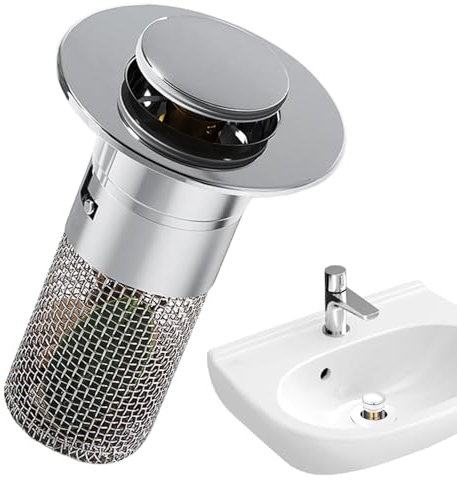 Tappo Per Lavandino Del Bagno, Raccogli Capelli Per Scarico, Filtro Per Lavandino, Tappo Per Lavandino, Filtro Per Lavandino Da Bagno, Tappo Per Lavandino Da Cucina, Filtro Per Lavandino Professionale