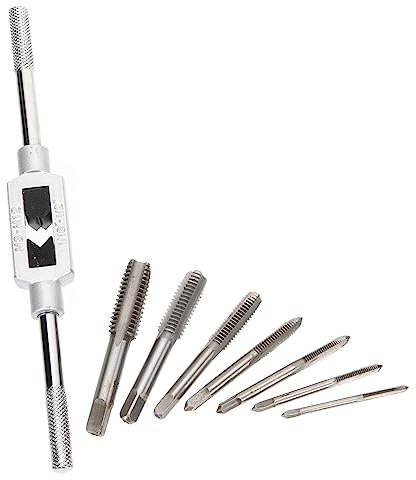 SOESFOUFU 1satz Teiliger Gewindebohrer-set Mit Handgriff Für Maschinenbau Möbelmontage Und Reparaturen An Gusseisen Und Kunststoffen Effizientes Gewindeschneiden Für Präzise Anwendungen