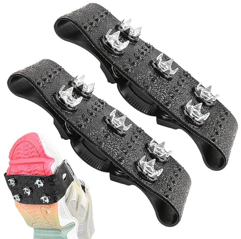 Eisschuh-Greifer, Anti-Rutsch Schuhspikes, Für Bergschuhe, Ice Grips Eisspikes Für Schuhe Stiefel, Bergsteiger-Schuhspikes Für Herren, Damen