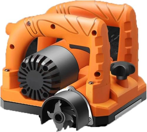 FJYAWEN Amoladora De Pared De 5800 W/6800 W, Fresadora De Hormigón De 9000 RPM, Fresadora De Soleras, Cortadora De Hormigón, Amoladora De Pared, Altura Ajustable: 1-4 Mm,5800W