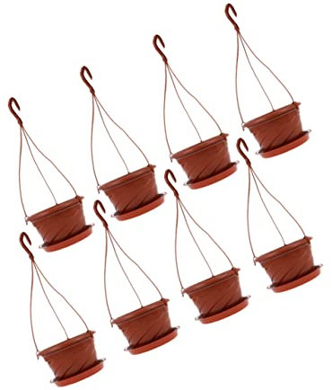 COOPHYA 8juegos Maceta De Pothos Chlorophytum Maceta Colgante para Balcón para Clorofito Colgante Jardinera Contenedor para Plantas para Decorar Exteriores Interiores
