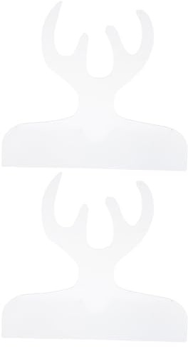 OSOLADY 2 sagome in acrilico per maniglie di taglieri per salumi, sagome per fresatura di maniglie per la lavorazione del legno, stencil guida per ferramenta per mobili, accessori da cucina
