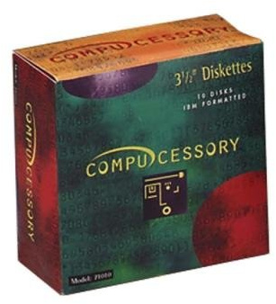 3 – 1/2 PC formato disquetes, ds-hd, 1,44 MB, 10/BX, se vende como 1 caja
