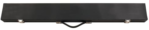 Winsport Queue-Koffer Deluxe 2/1, Queuekoffer für 1 Queue + Ersatzoberteil oder Snookerverlängerung, Zubehörfach, 82 cm, für Pool & Snooker, stabil, Tragegriff, Chromverschlüsse