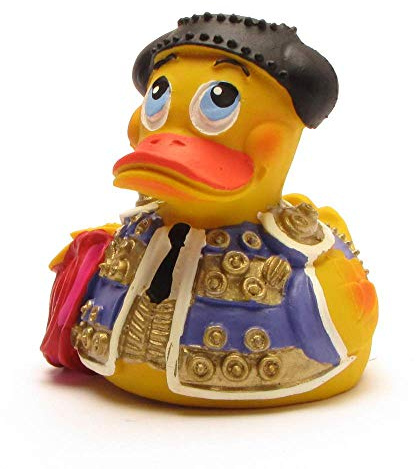 DUCKSHOP I Badeente Torero I Quietscheente I L: 9 cm