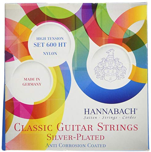 Hannabach Klassikgitarre-Saiten Serie 600 High Tension versilbert, 600HT