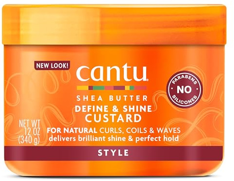 CANTU SHEA Butter for Natural Hair Define & Shine Custard 340G, Schwarz, Standard