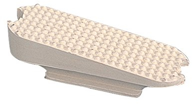 Weiße Gummieinlagen für „Fillis” - Steigbügel, schräg, weiß, Breite 12 cm
