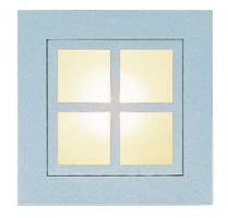 CLE LED/Halogen Wand Deckeneinbauleuchte YK Quattro Square Window max. 1x 35W weiss