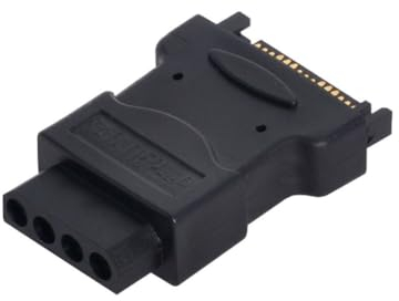 chenyang Adattatore di alimentazione SATA a IDE a 4 Pin Adattatore cavo SATA da 15 Pin maschio a Molex IDE a 4 Pin femmina