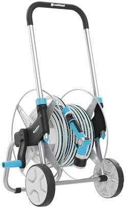 Cellfast Satz Metallschlauchwagen EXPLORER aus hochwertigem Stahl und Aluminium mit komfortabler Schlauchführung 1/2, 25m, 55-065