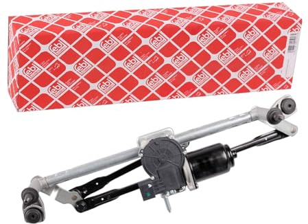 febi bilstein 109027 Wischergestänge mit Motor, 1 Stück | Kompatibel mit: SEAT IBIZA IV, IBIZA IV SC, IBIZA IV ST, VW POLO V, POLO Van