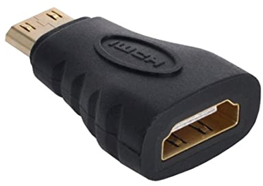 chenyang Câble d'extension Mini HDMI mâle vers HDMI Femelle de Type C pour HDTV, pour caméra DV,Moniteur Adaptateur Mini HDMI mâle vers HDMI Femelle