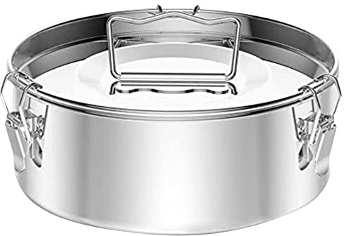 Jojomino Molde de flan de acero inoxidable 60, compatible con 6 cuartos de galón (3 cuartos de galón, 8 cuartos de galón), diseño