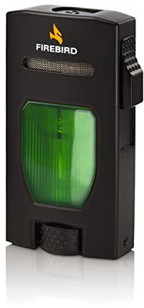 Firebird Rogue Sturmfeuerzeug - Windbeständig - Extragroße Einstellrad - Jet Feuerzeug Mit Einzel Jetflamme - Transparentes Tankfenster - Mit Gas Nachfüllbar (Nicht Im Lieferumfang Enthalten)